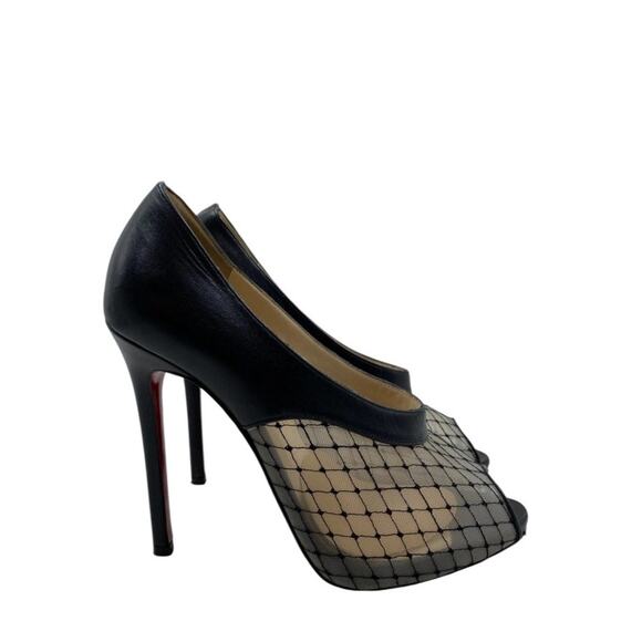 Louboutin Peep Toe Stilettos - Picture 3 of 7